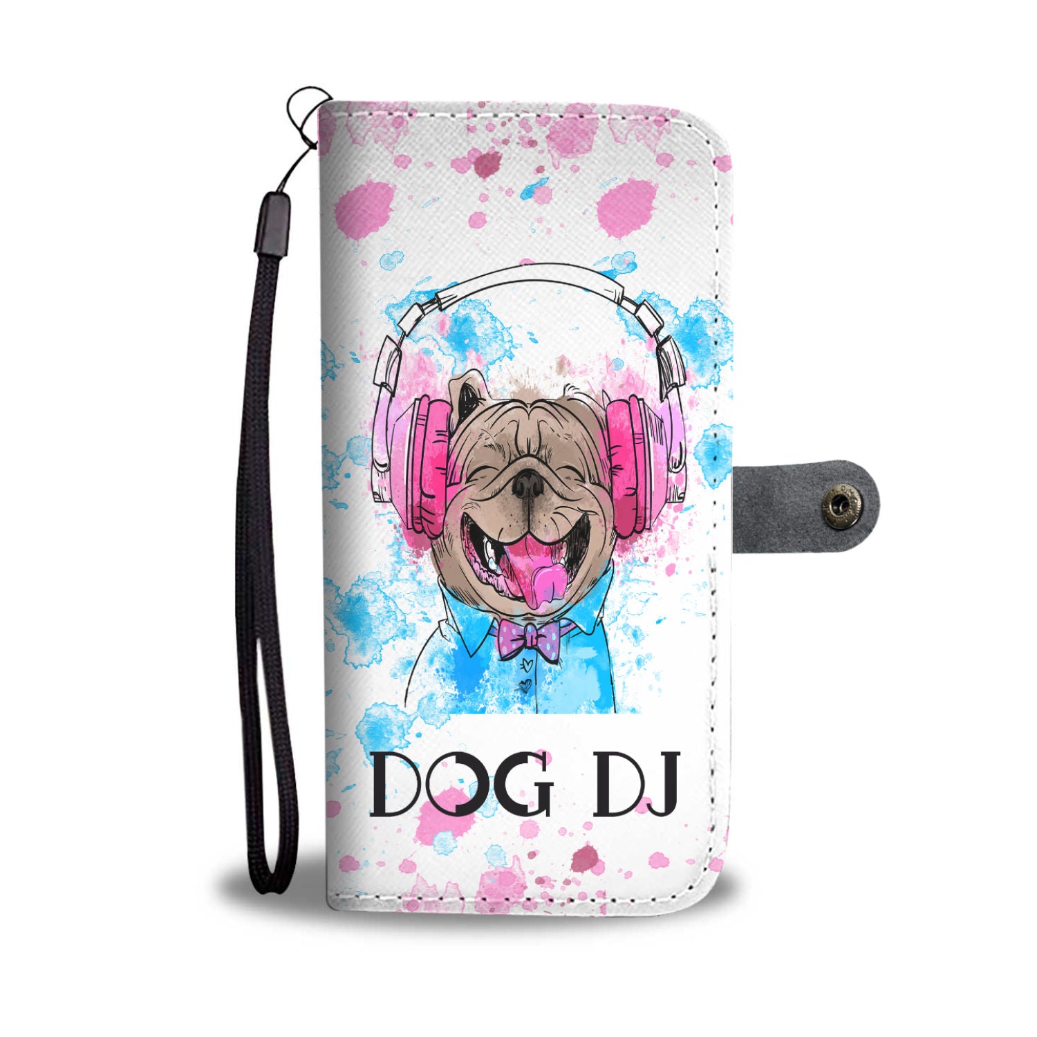 Dog DJ Wallet Case