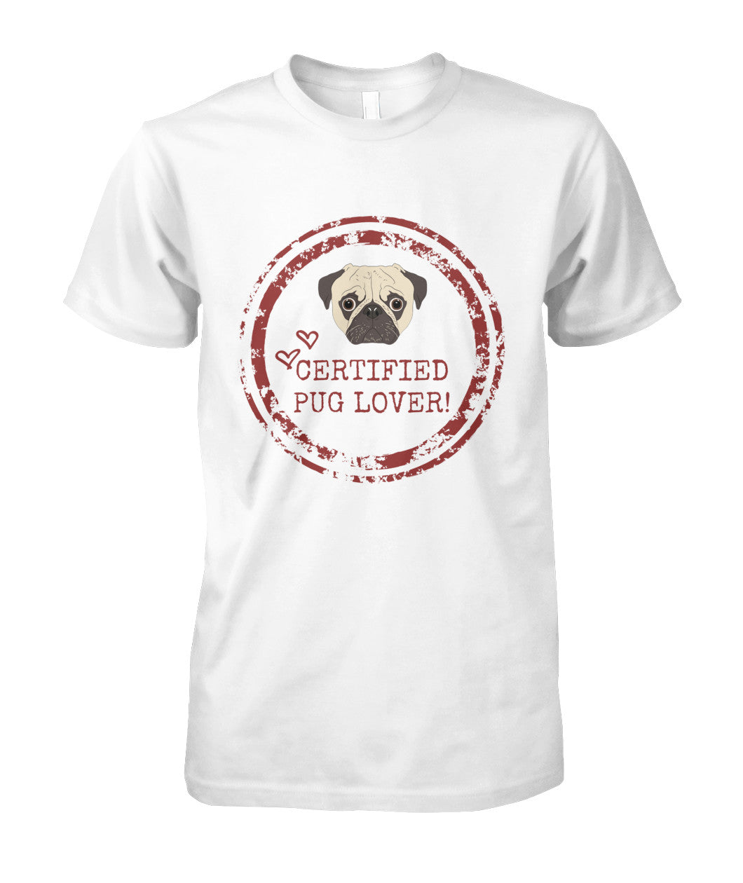 Certified Pug Lover Unisex Cotton Tee