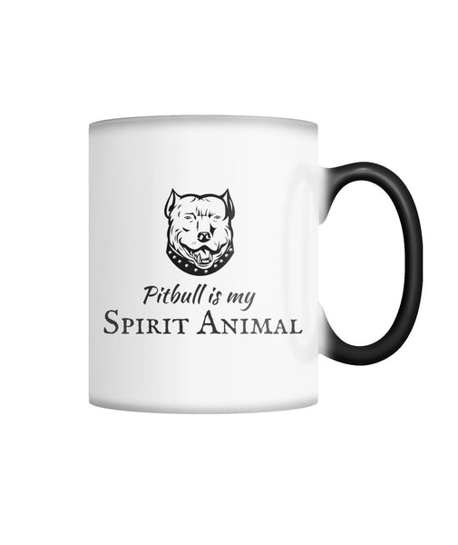 Pitbull Is My Spirit Animal Color Changing Mug