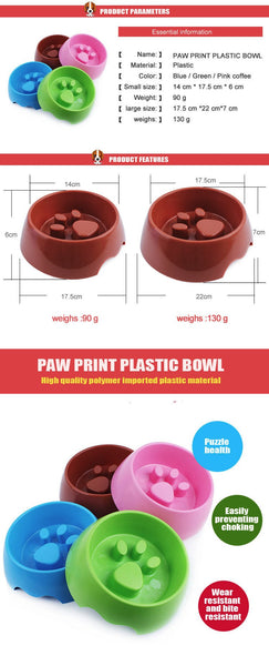 Paws Dog Feeding Bowl