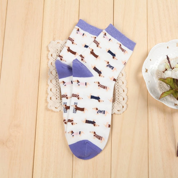 Dachshund Prints Socks - Unisex