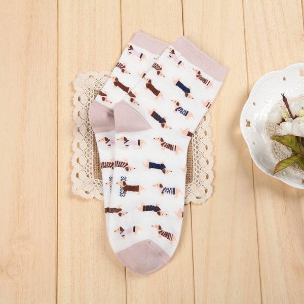 Dachshund Prints Socks - Unisex