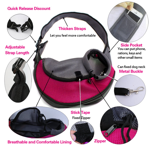 Tote Shoulder Bag Breathable Dog Carrier