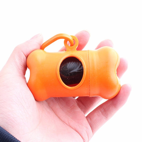 Colorful Bone Pet Dog Poop Bag Dispenser