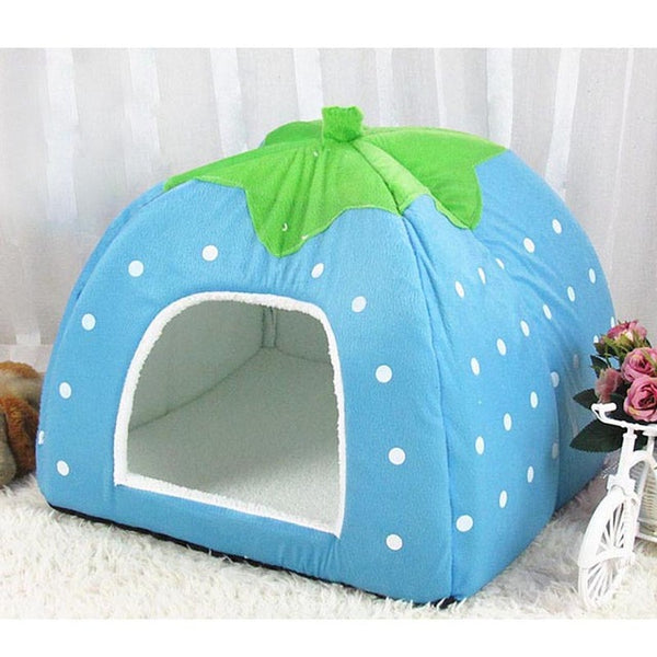 Cute Foldable Dog Bed House