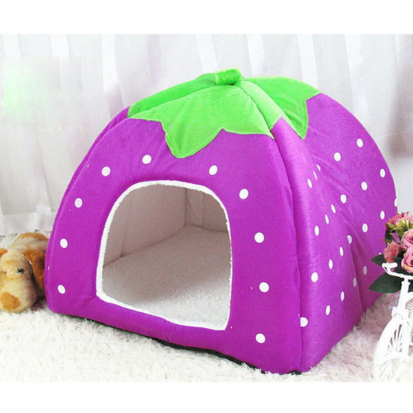 Cute Foldable Dog Bed House