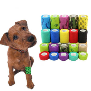 1 Roll Flexible Cohesive Pet Bandage