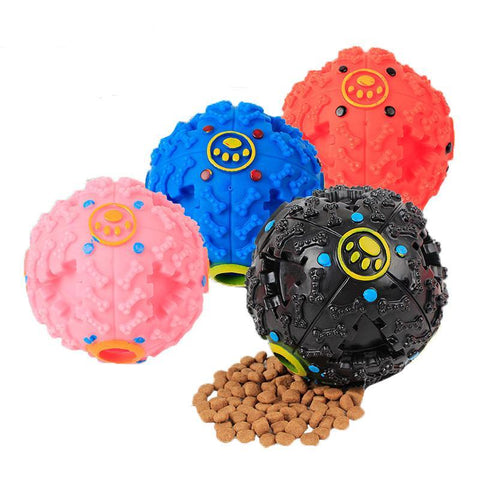 Paws Rubber Ball Toy and Food Dispenser