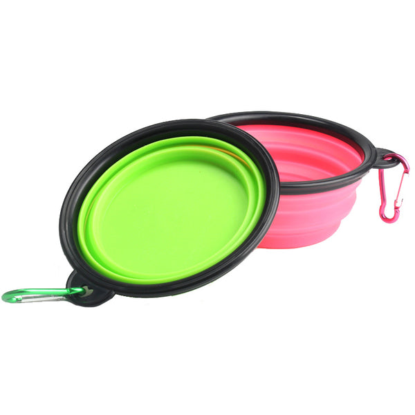 Collapsible Silicone Dog Travel Bowl