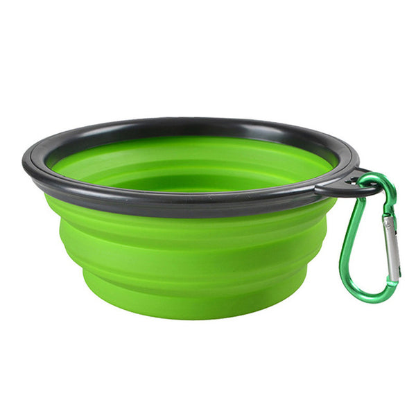 Collapsible Silicone Dog Travel Bowl