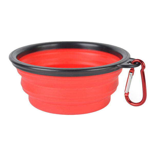 Collapsible Silicone Dog Travel Bowl