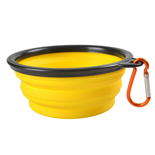 Collapsible Silicone Dog Travel Bowl