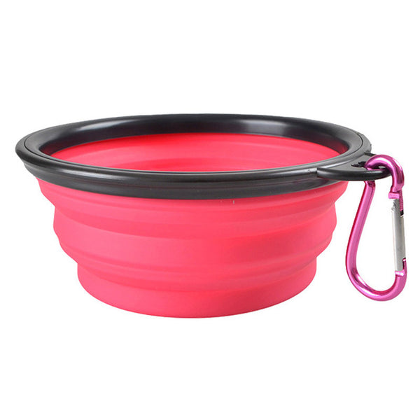 Collapsible Silicone Dog Travel Bowl