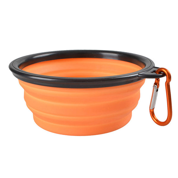 Collapsible Silicone Dog Travel Bowl