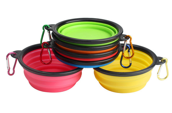 Collapsible Silicone Dog Travel Bowl